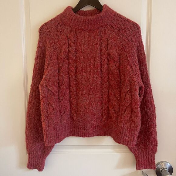 Universal Thread Women's Sweaters Red Long Sleeve Mock Turtleneck Size XS - Picture 7 of 7